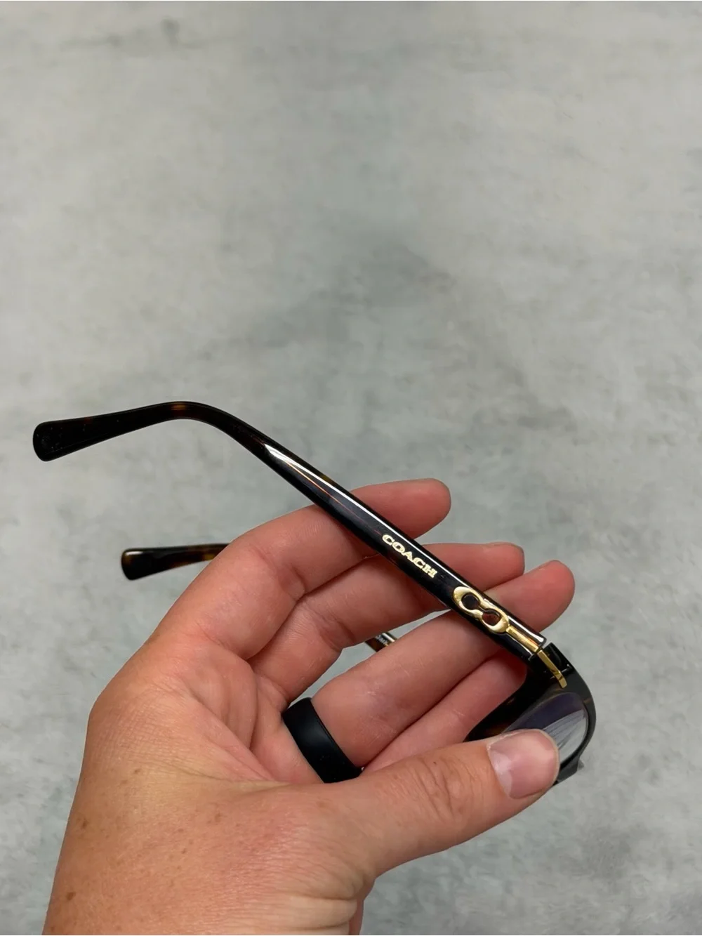 Coach Eyeglasses HC 6054 Elise 5001 Dark Tortoise Full Rim 52-16-135 FRAMES ONLY
